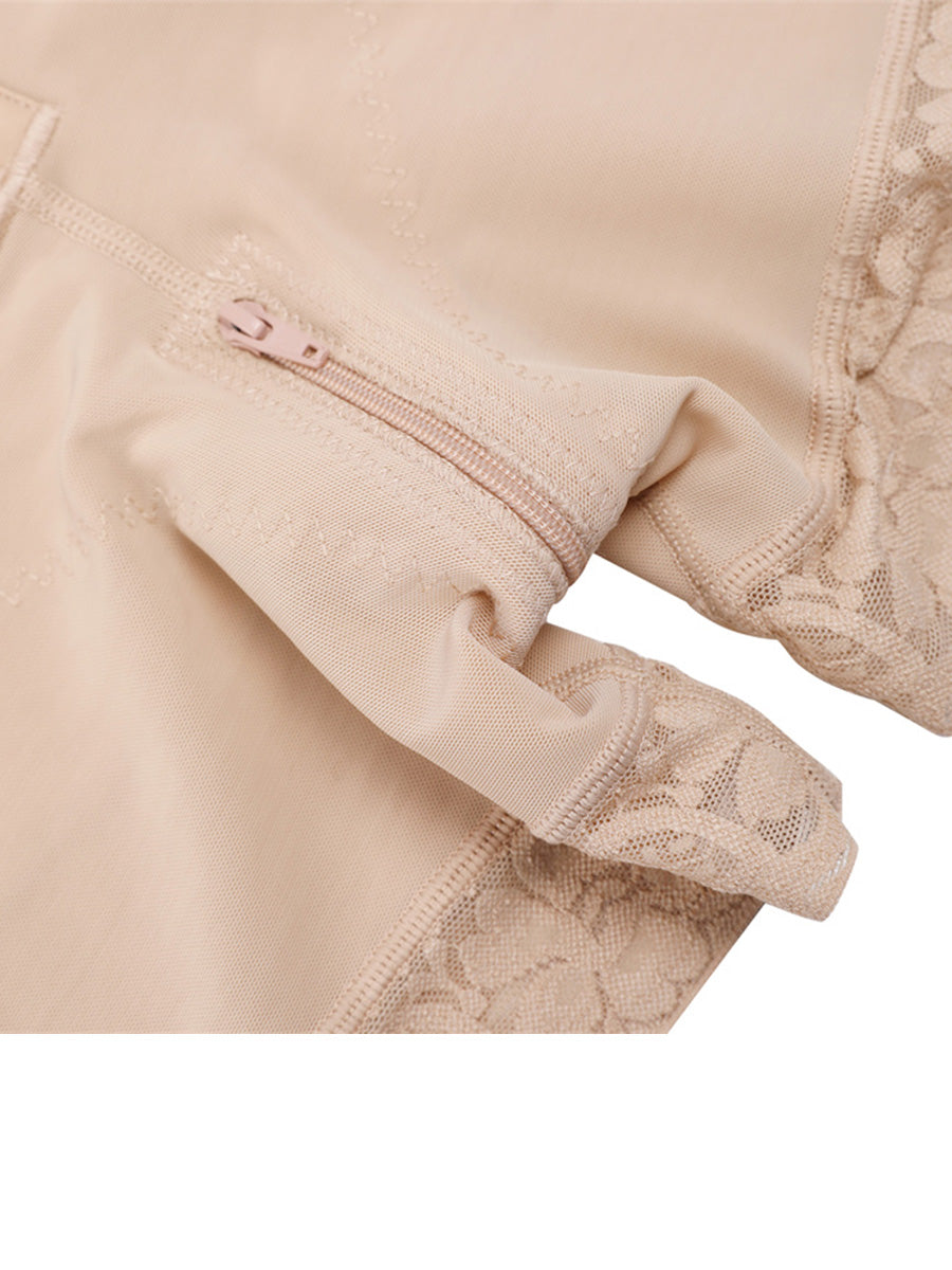 High Waist Tummy Control Butt Lifter Shapewear Beige