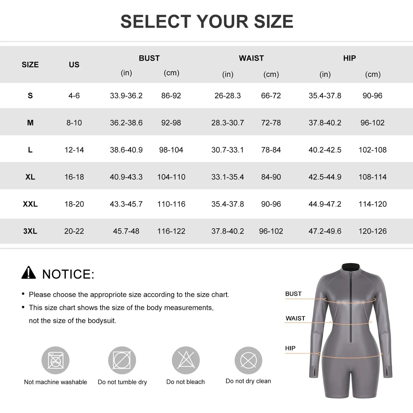 One-Piece Long-Sleeved Sports Silver Film Sauna Jumpsuit