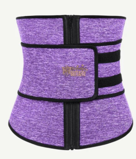 Purple Neoprene Workout Waist Trainer