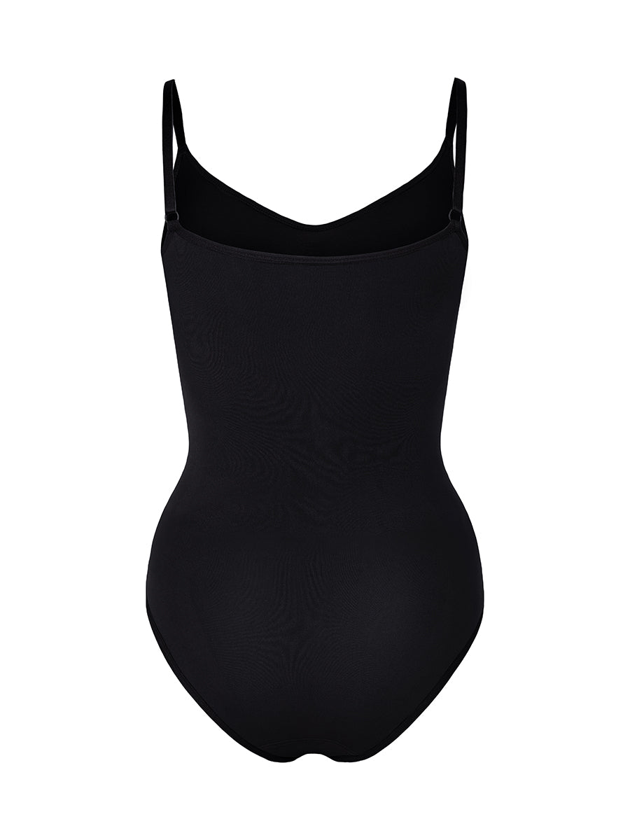 New Seamless Tummy Trimmer Full Bottom Bodysuit Black