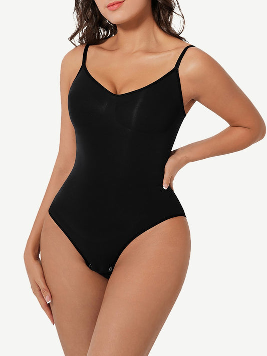 New Seamless Tummy Trimmer Full Bottom Bodysuit Black