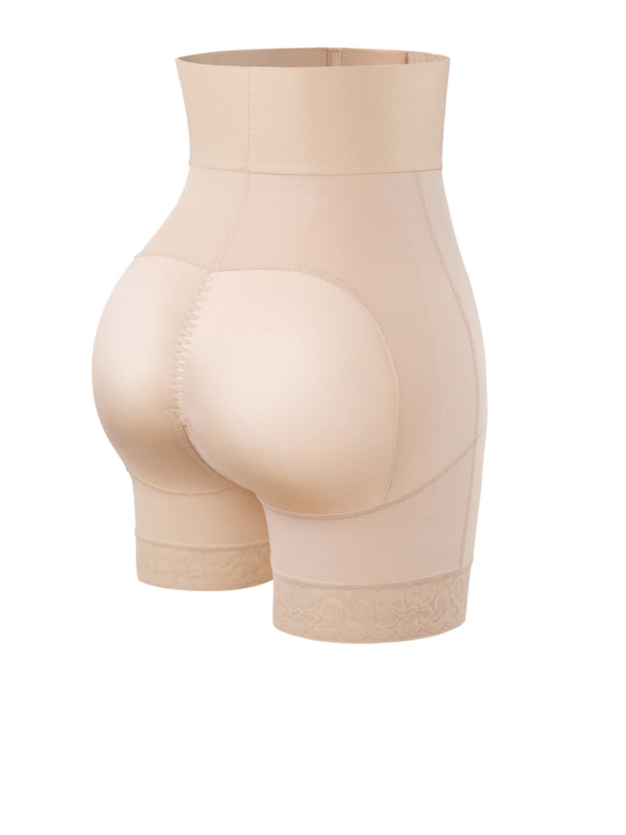 High Waist Tummy Control Butt Lifter Shapewear Beige