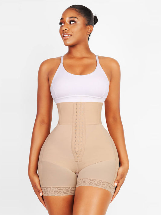 High Waist Tummy Control Butt Lifter Shapewear Beige