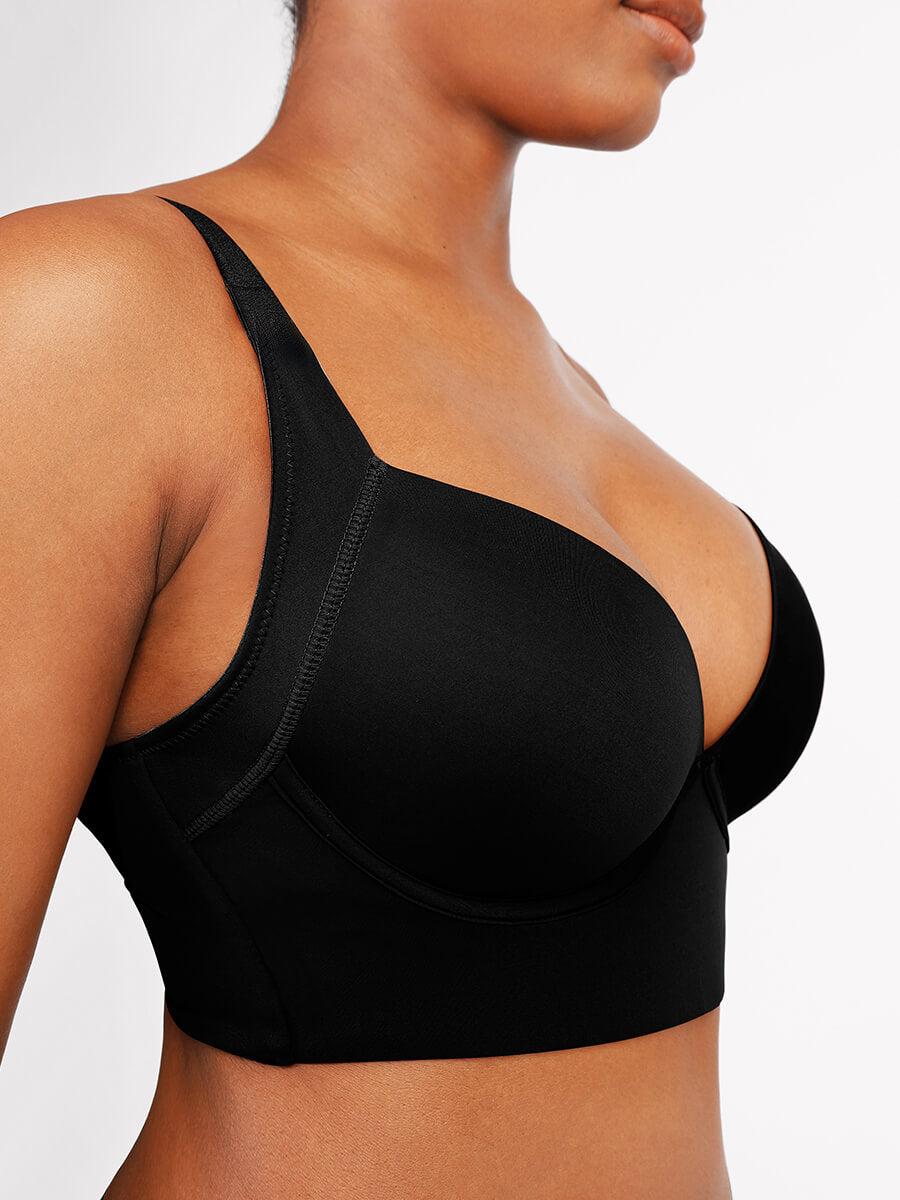 New Arrival Deep Cup Bra Shapewear Bra (Black)