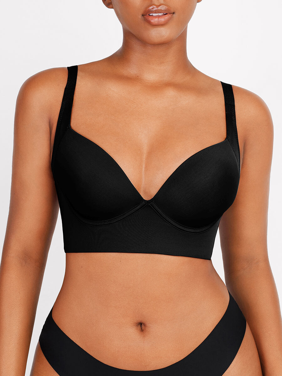 New Arrival Deep Cup Bra Shapewear Bra (Black)