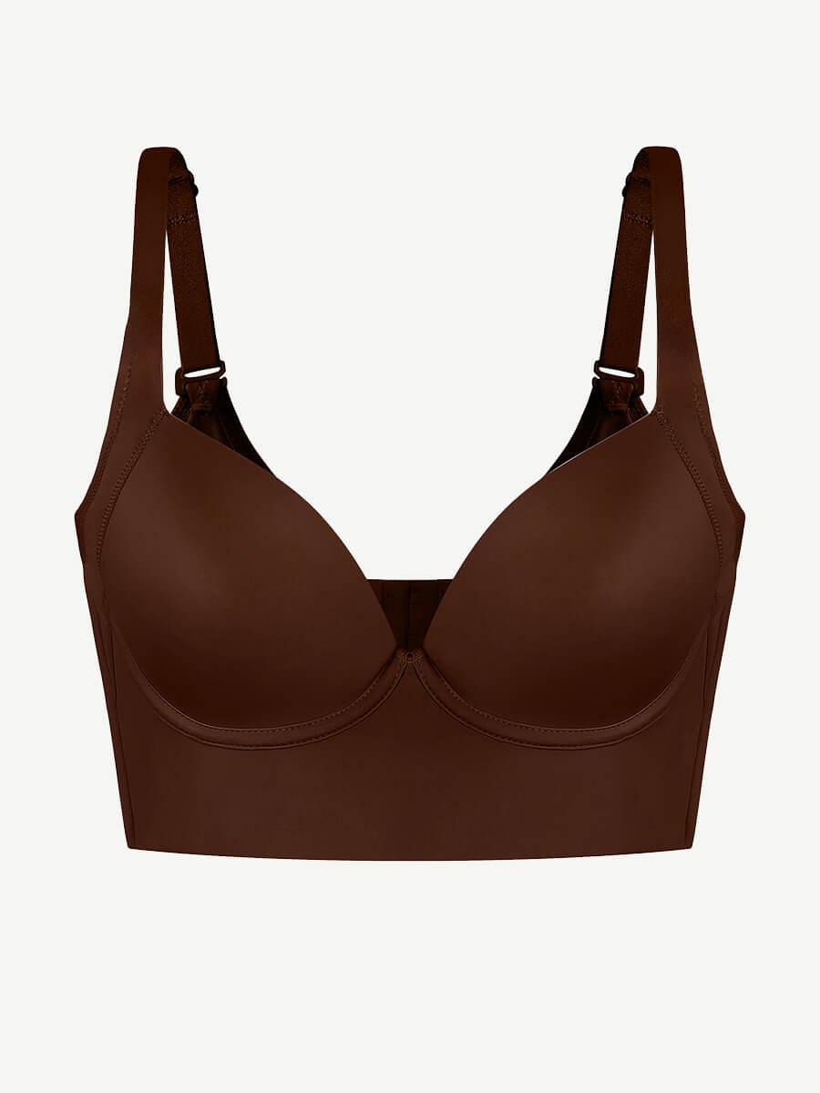 New Arrival Deep Cup Bra Shapewear Bra (Brown)