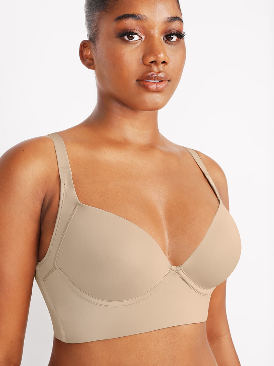 New Arrival Deep Cup Bra Shapewear Bra (Tan)