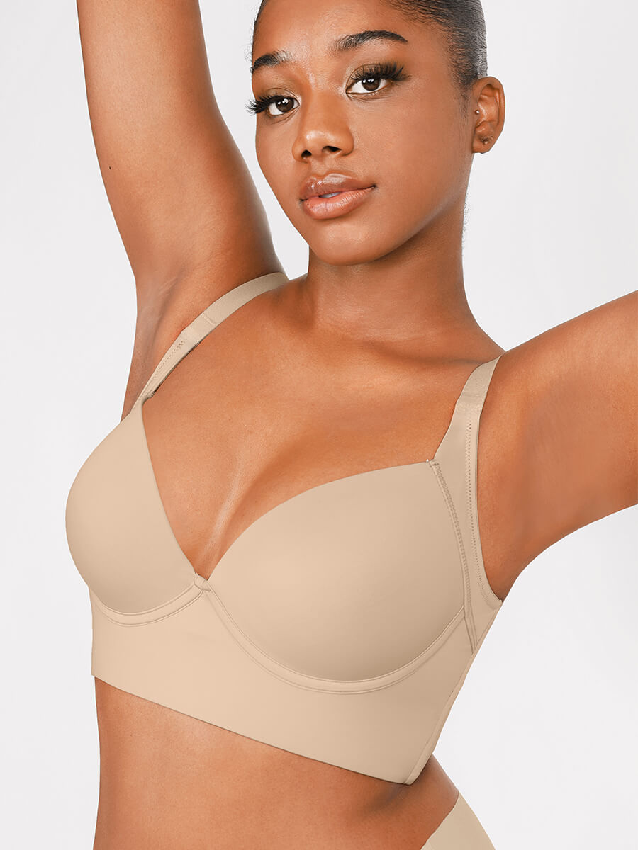 New Arrival Deep Cup Bra Shapewear Bra (Tan)