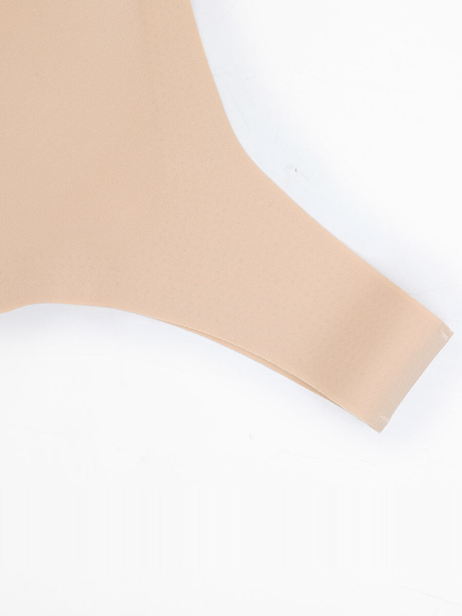 New Arrival Fitted V-Neck Seamless Bra (Tan)