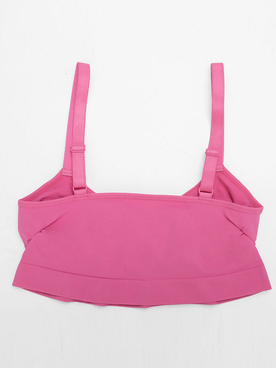 New Arrival Seamless Shaping Bra with Adjustable Shoulder Straps (Pink)